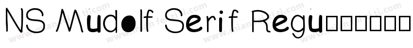 NS Mudolf Serif Regu字体转换